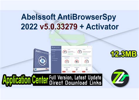 Abelssoft AntiBrowserSpy 2022 Free Download (v5.0.33279)